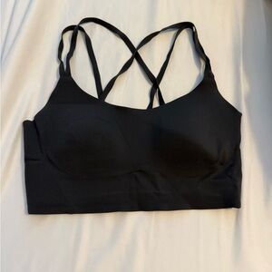 Aerie Black Cross-Back Bralette